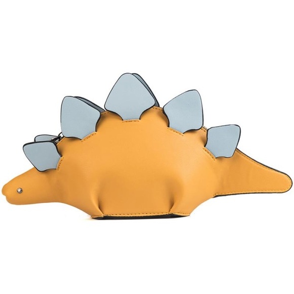 Handbags - Dinosaur Purse Yellow Stegosaurus Purse Crossbody Bag Small Faux Leather Purse